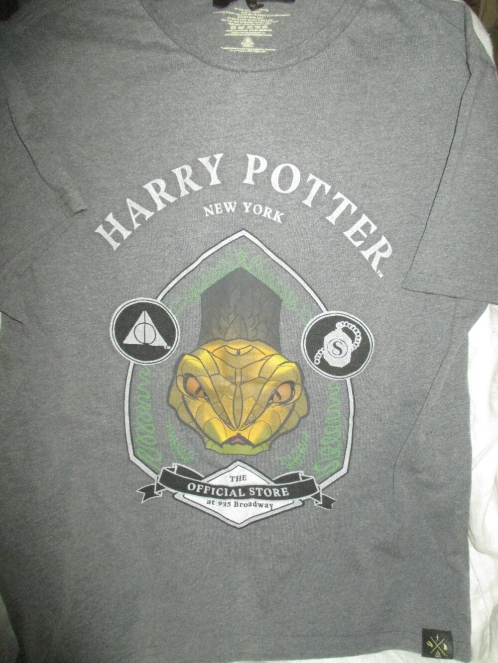 Harry Potter Men Shirt Size Large New York The Official Store Slytherin